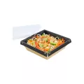 Barquette LUXIFOOD Noir 180x180mm - 750ml